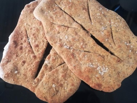 Fougasse -fransk brød med masser af krydderurter fra Madskriblerier